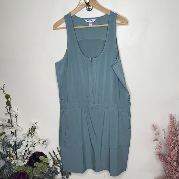 Athleta Women's Mini Dress in Light Blue - Picture 5 of 10